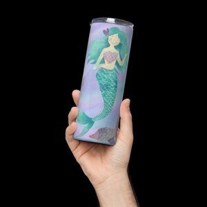Mermaid  20oz tumbler  with straw